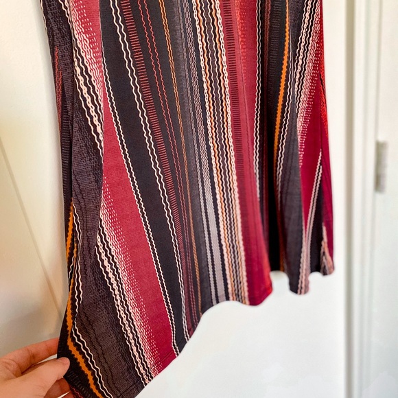 Boho Striped Dress short - Picture 4 of 4